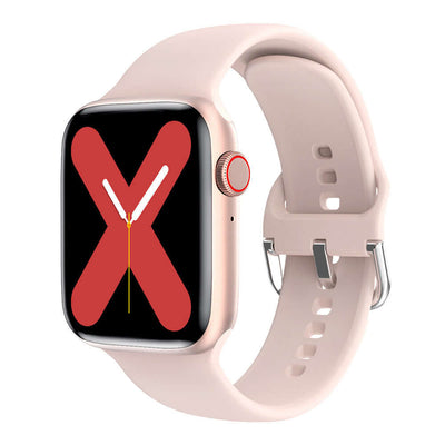 Bluetooth Call Smart Split Screen Smart Watch in rose gold with stylish design and waterproof features.