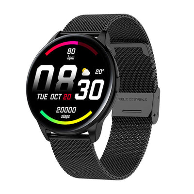 Y90 Smart Watch with 1.32 inch display, GPS, blood pressure monitoring, and step tracking features.